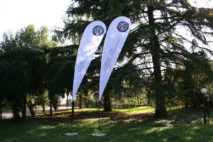 BANDIERA Alfa Romeo - goccia grande