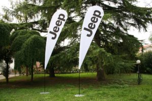 BANDIERA Jeep - goccia grande