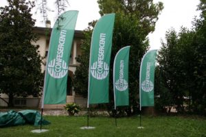 Bandiera Confesercenti - pinna media e piccola